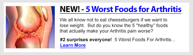 5 Worst Foods for Arthritis 